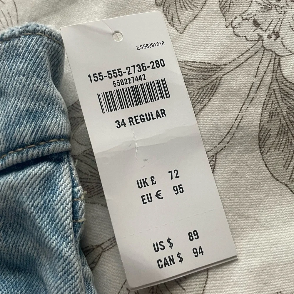 Abercrombie & Fitch Light Blue Women Jeans - Picture 6 of 10